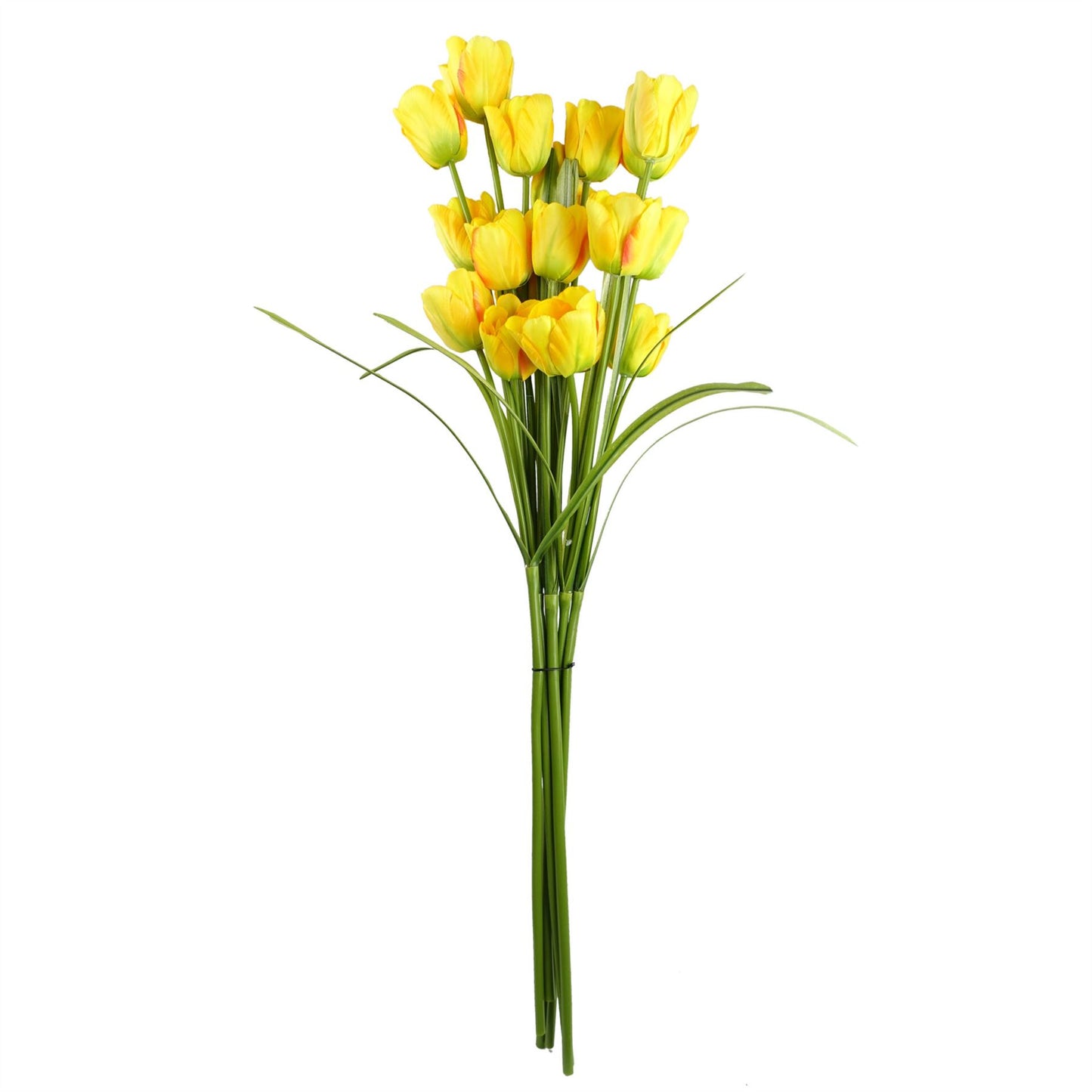 80cm Artificial Tulip Yellow Stem – image 6