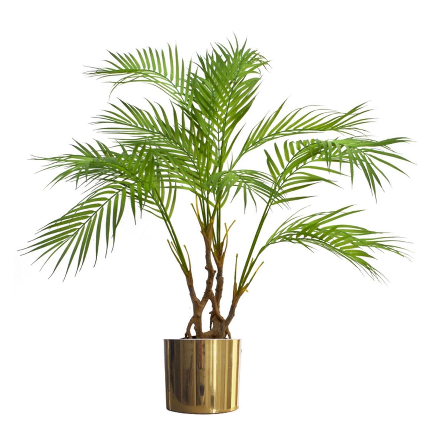 Leaf Planter Plant Pot with Polished Gold Finish 20 x 18cm GoldGold – image 3