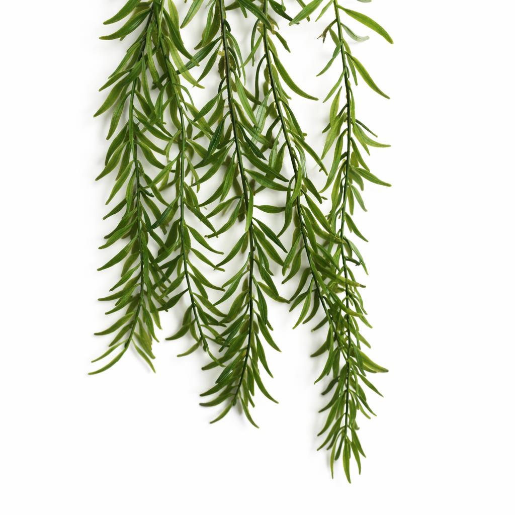 100cm Artificial Trailing Rhipsalis Hanging Plant Dark Green Tips – image 3