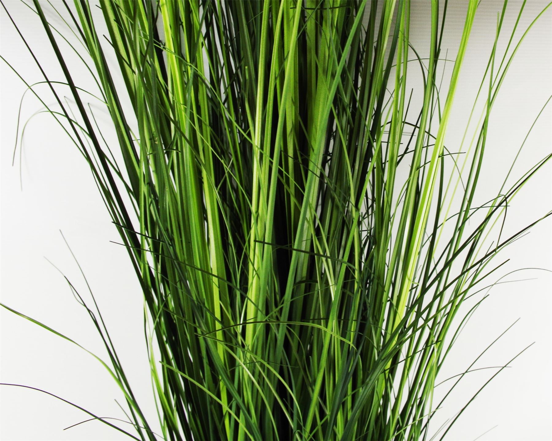 130cm Artificial Onion Grass Plant with Gold Planter – image 3