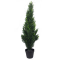 90cm Artificial Outdoor Cedar Cypress Topiary UV Resistant