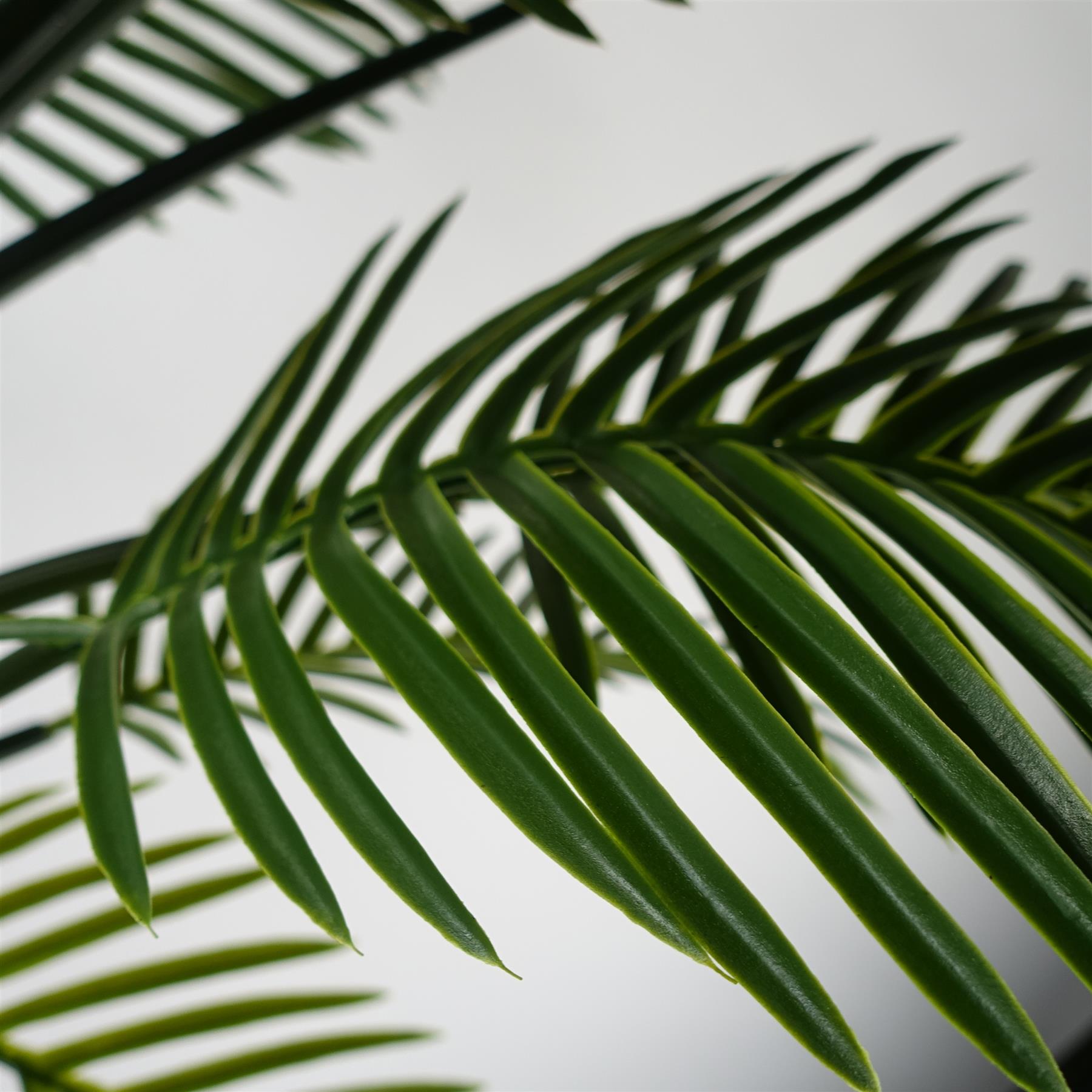 125cm Artificial UV Resistant Raphis Palm Tree Natural Trunk – image 7