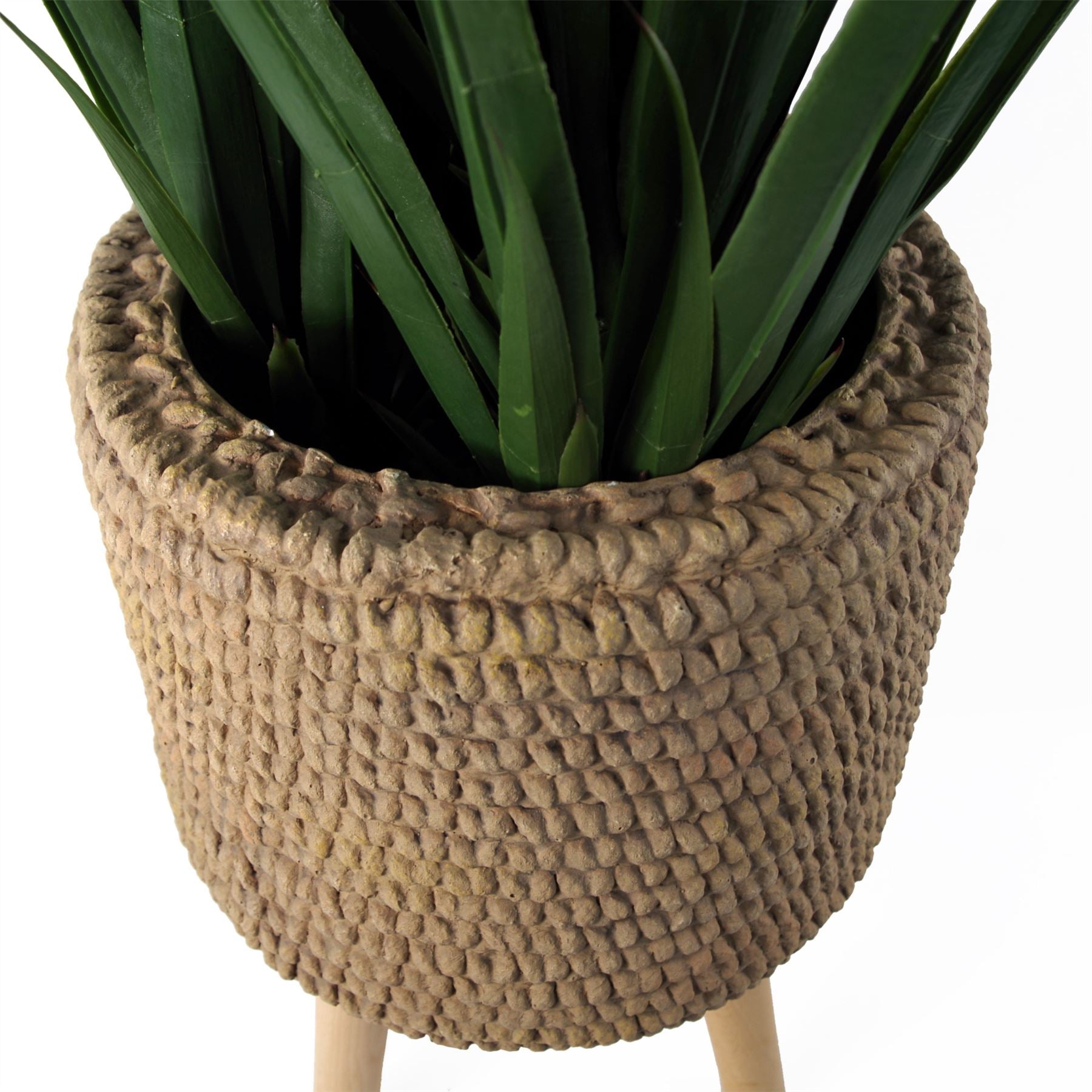 53cm x 32cm Seagrass Style Composite Large Planter – image 7