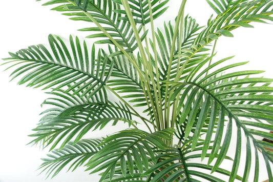 150cm Artificial Areca Palm Tree Potted in Black Pot – image 2