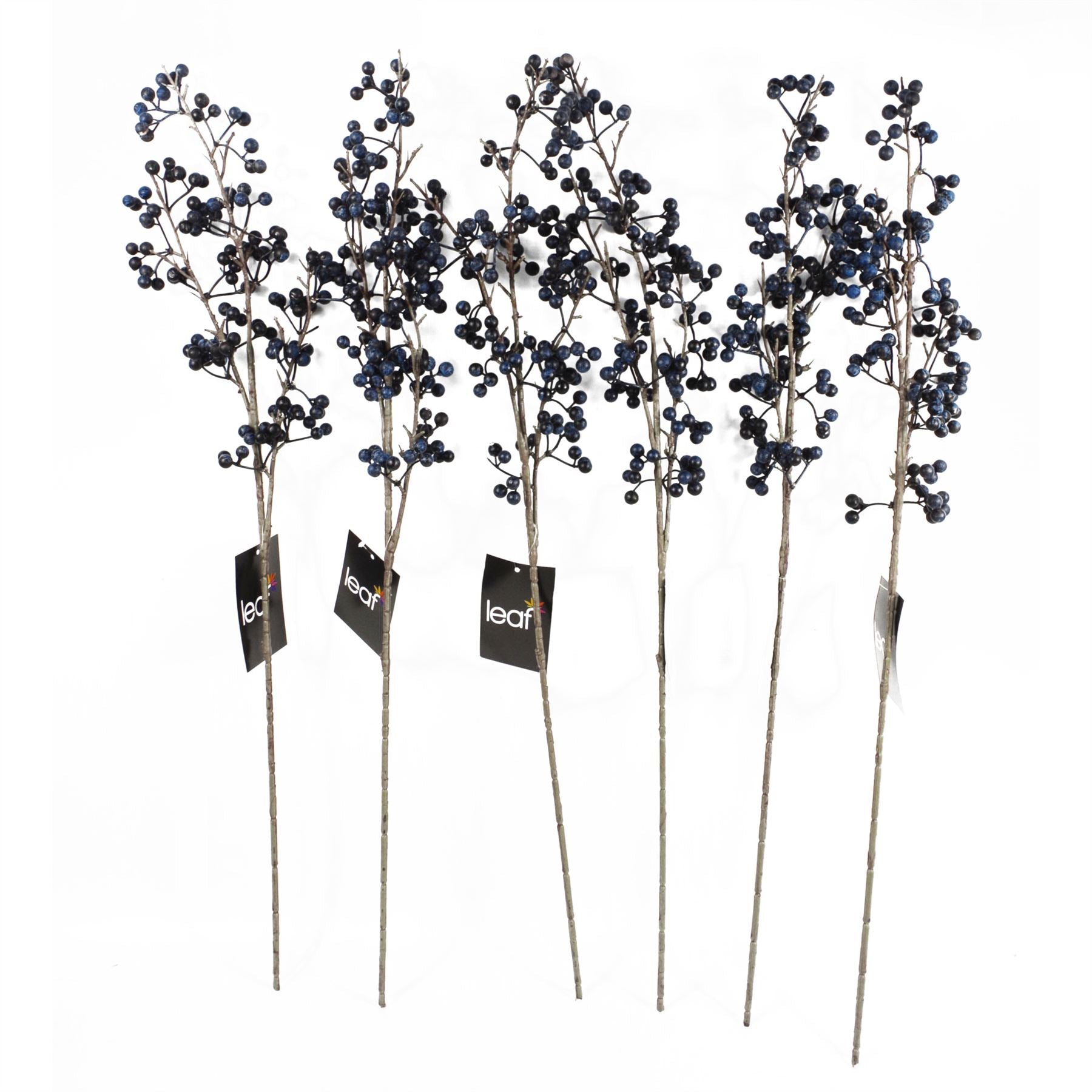 Artificial 70cm Blue Christmas Berry Spray – image 7