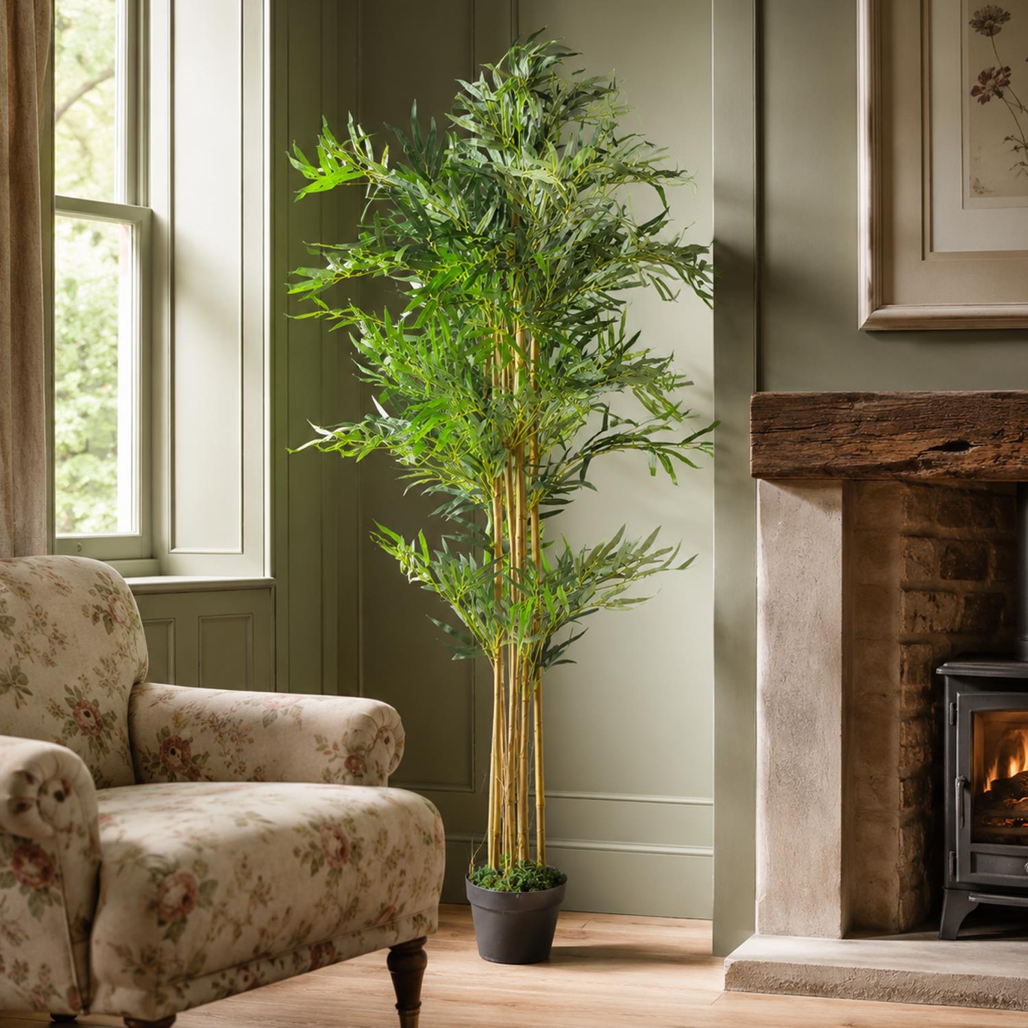 Natural Look Artificial Bamboo Plants Trees XL 150cm – image 4