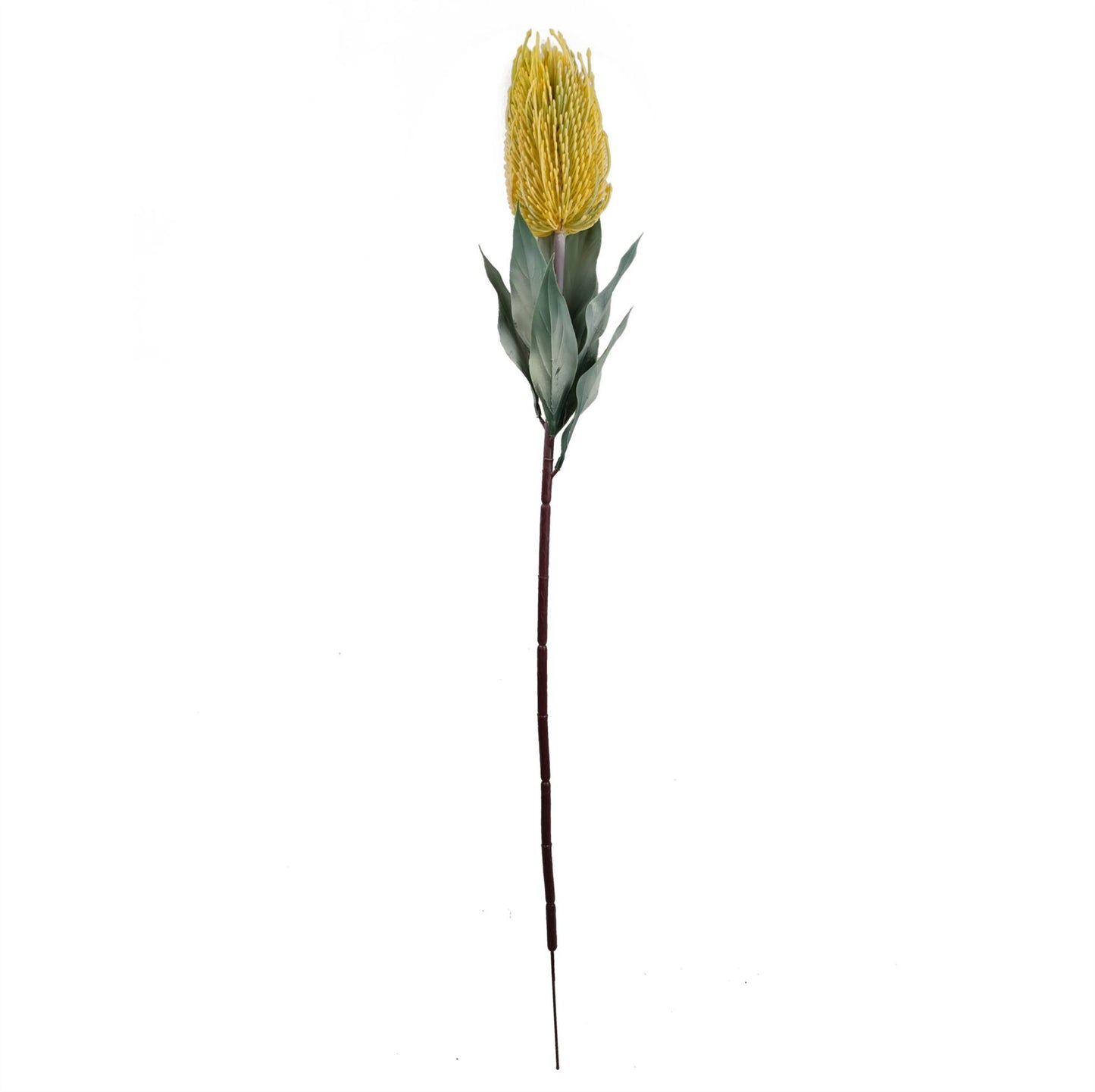 75cm Banksia Menziesii Yellow Flower Stem Artificial – image 2