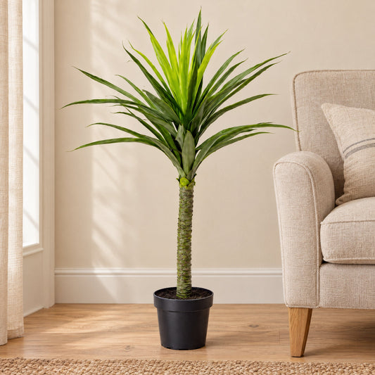 90cm Large Artificial Yukka Plant Spiky Tree Plant