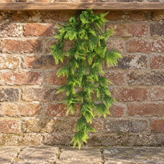 Hanging UV and Fire Resistant Artificial Boston Fern Plant 75cm