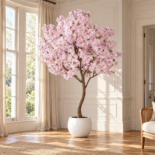 Artificial 260cm XXL Cherry Blossom Tree with Decorative Planter