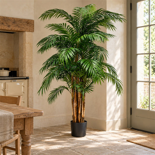 210cm Artificial Fire Retardant Areca Palm Tree