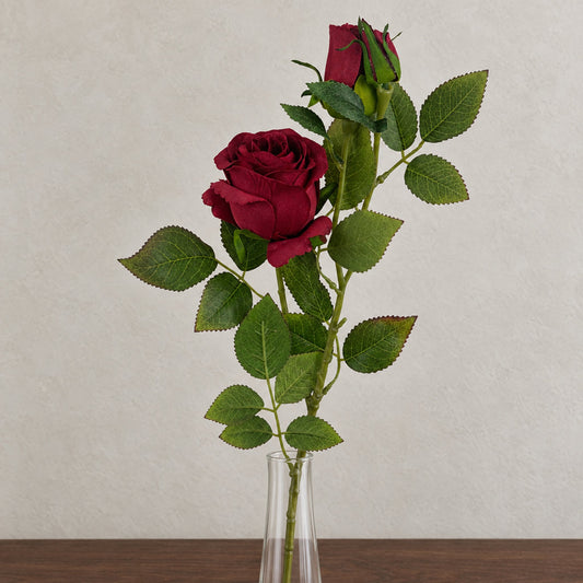 60cm Artificial Red Rose Flower
