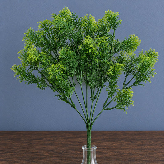 32cm Artificial Fern Foliage Spray Stem Faux Green Decorative Fillers