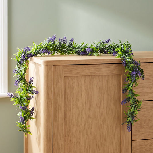 140cm Artificial Lavender Greenery Garland Hanging Decoration