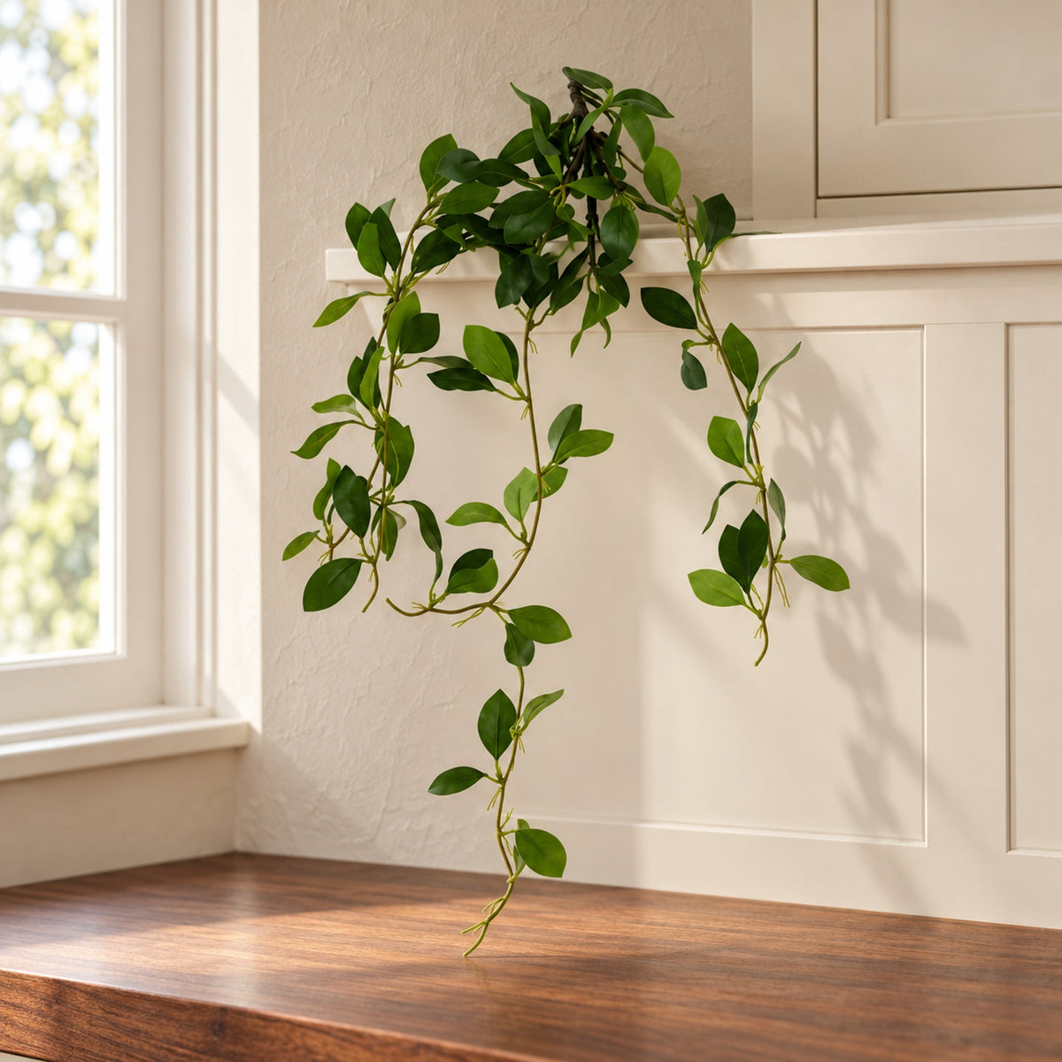 55cm Artificial Trailing Ficus Vine Stem