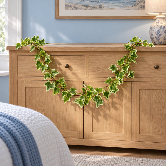 160cm Artificial Ivy Garland Trailing Hanging Plant Foliage Variegated