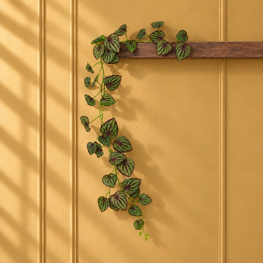 160cm Artificial Watermelon Peperomia Leaf Garland Hanging Decoration