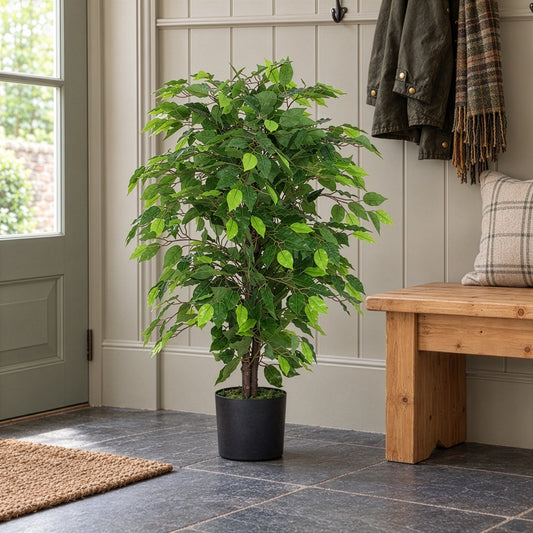 90cm Artificial Ficus Tree Large Bushy Shape