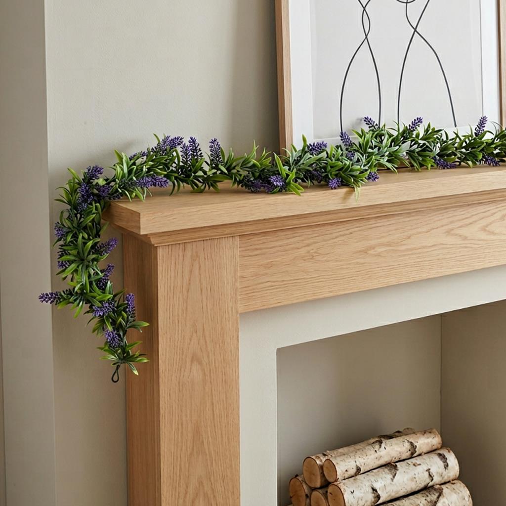 140cm Artificial Lavender Greenery Garland Hanging Decoration – image 3