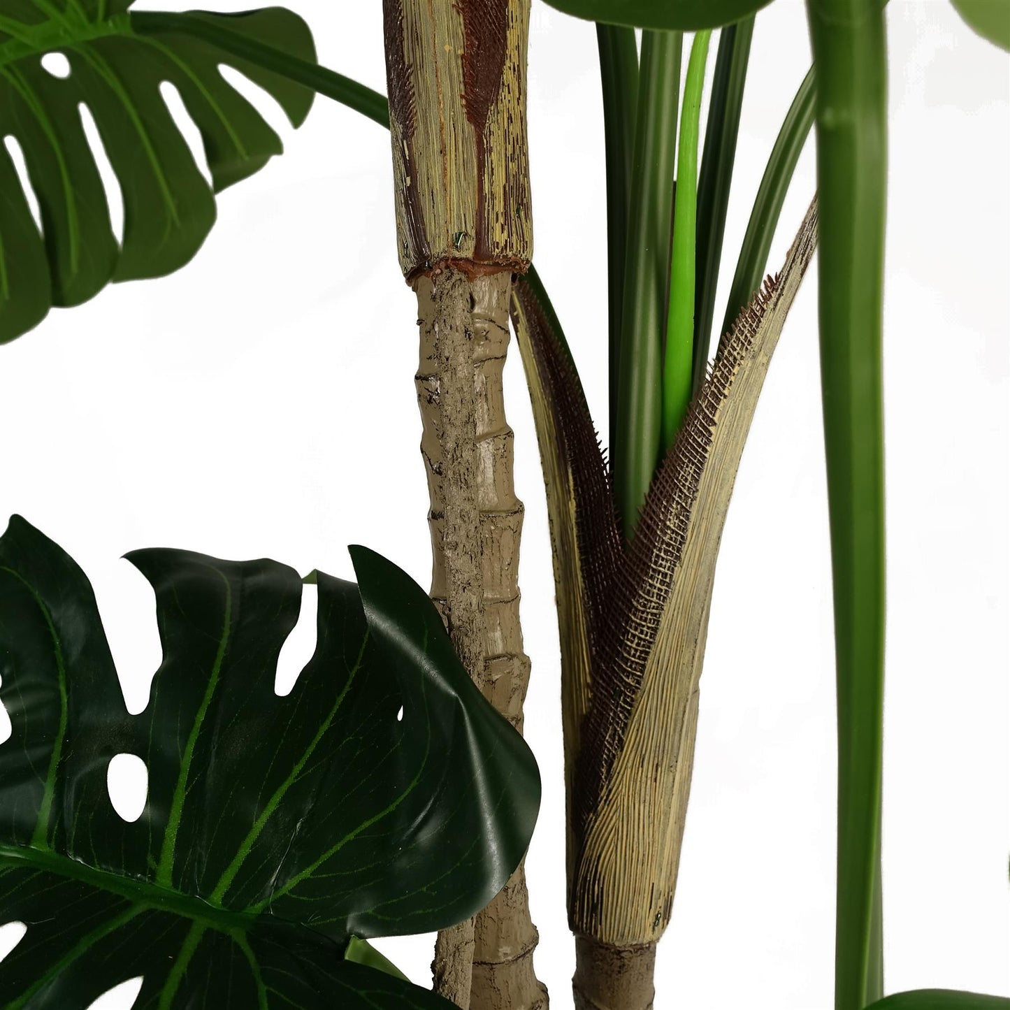 Luxury Monstera Plant Black Pot 150cm Artificial – image 3