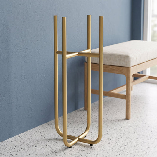 Large Gold Planter Stand 62cm x 18cm