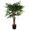 100cm Realistic Artificial Tree Longifolia Ficus Natural Trunk