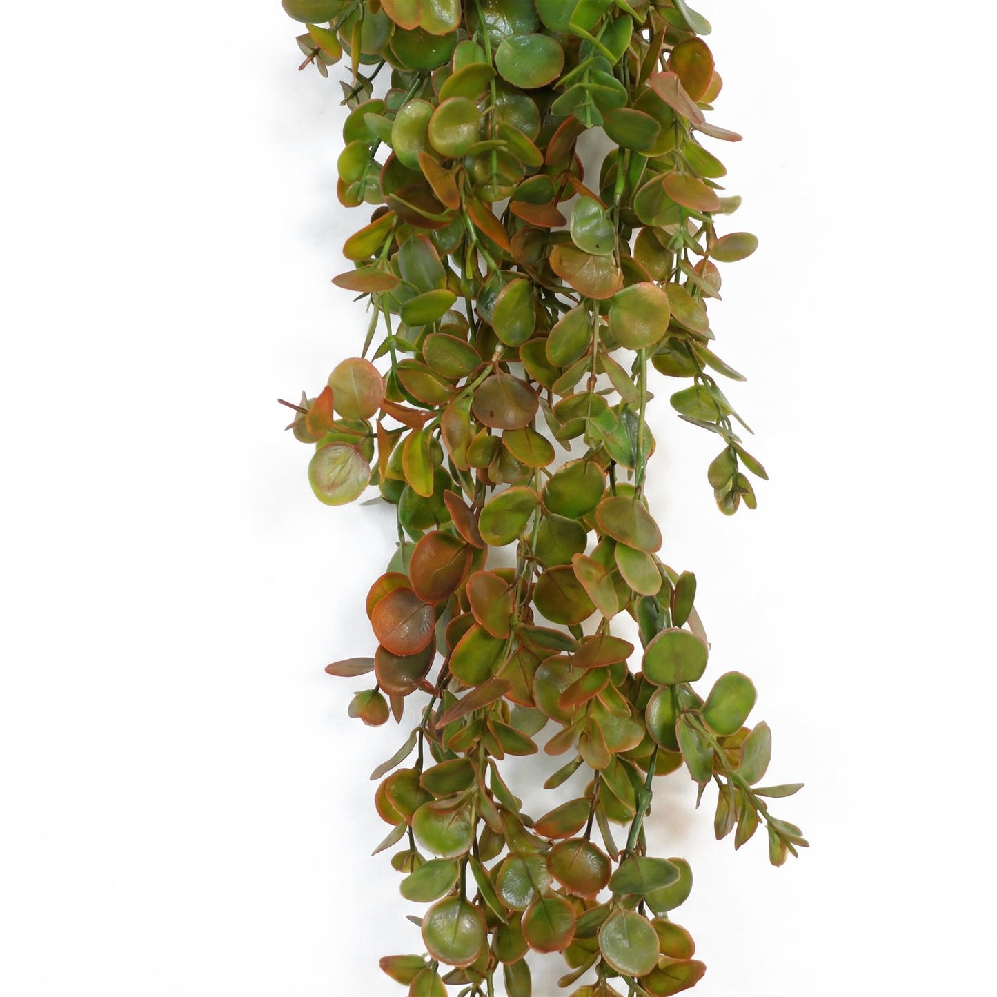 75cm Artificial Trailing Round Leaf Foliage Plant Autumn Green Bronze – image 3