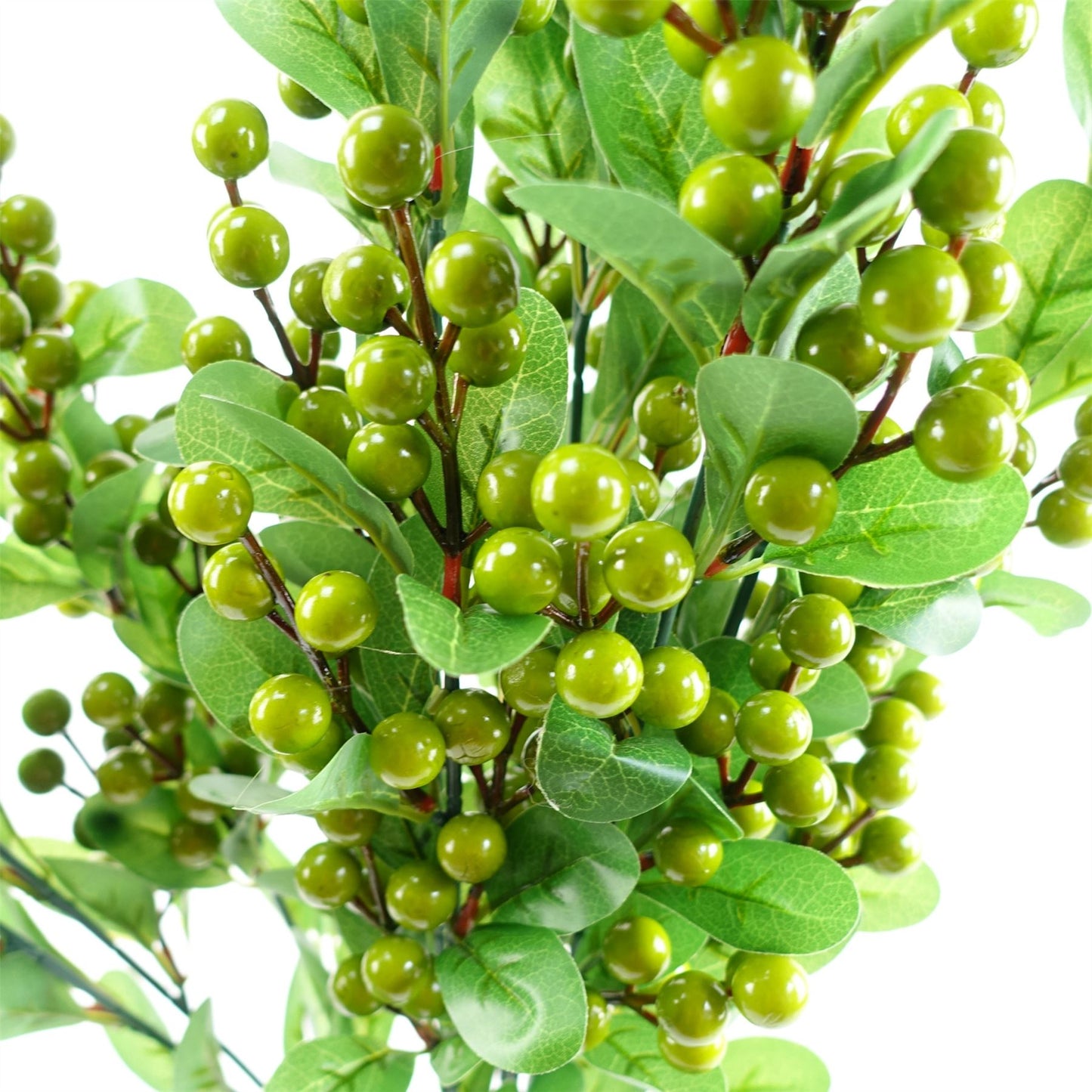 70cm Artificial Green Berry Spray – image 3