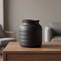 Black Vase Planter 13 x 13 x 14cm BlackBlack