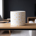 Gold Dot Planter Plant Pot 18 x 18 x 15cm WhiteWhite