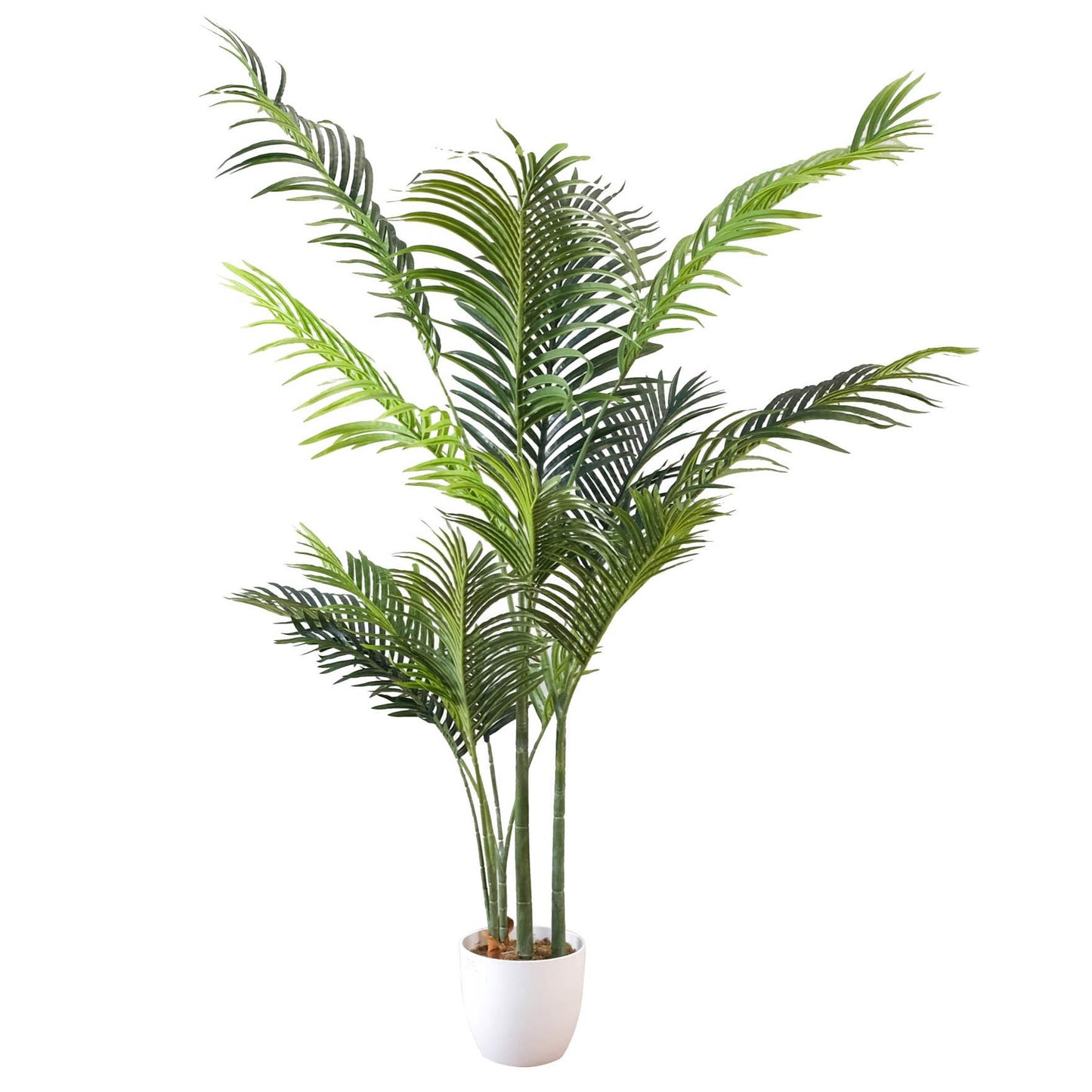 160cm Artificial Palm Tree in White Pot – image 3