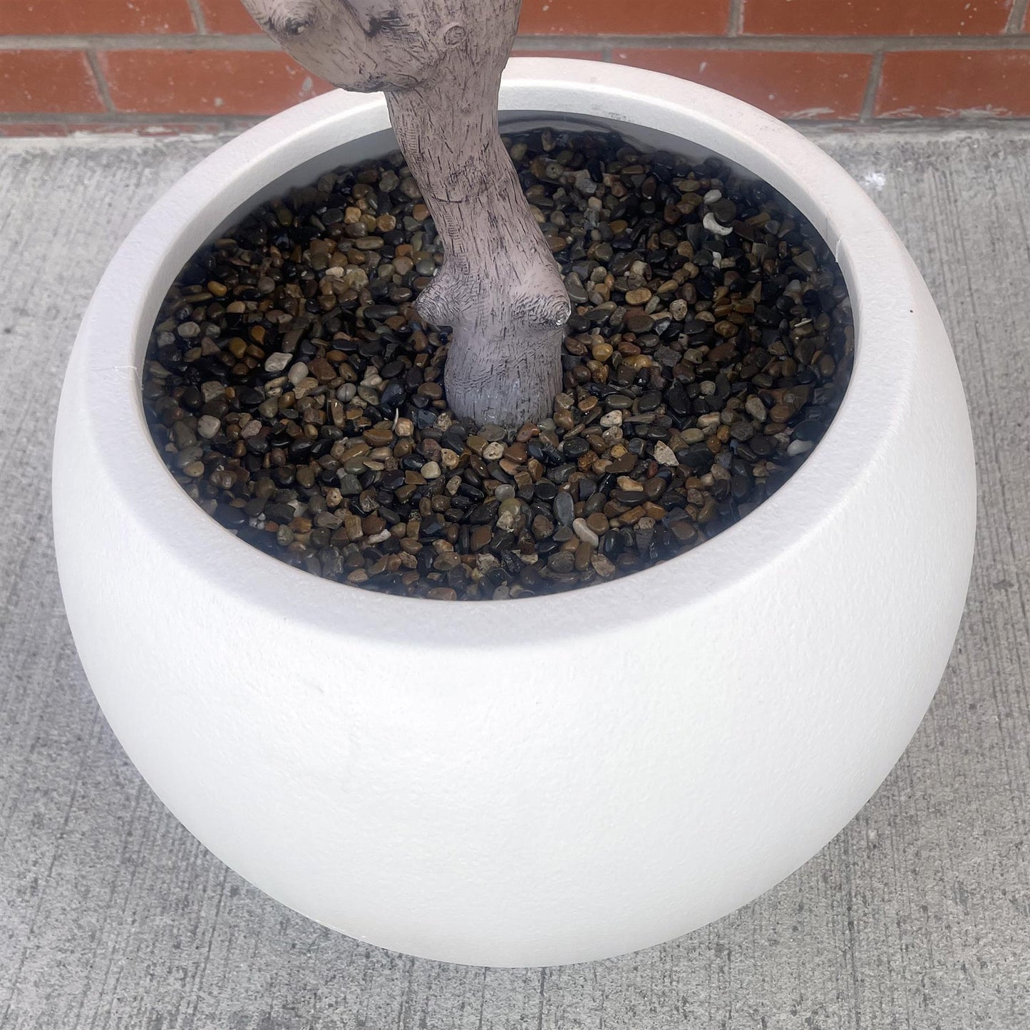 200cm XXL Artificial Olive Tree with Decorative Planter – image 4