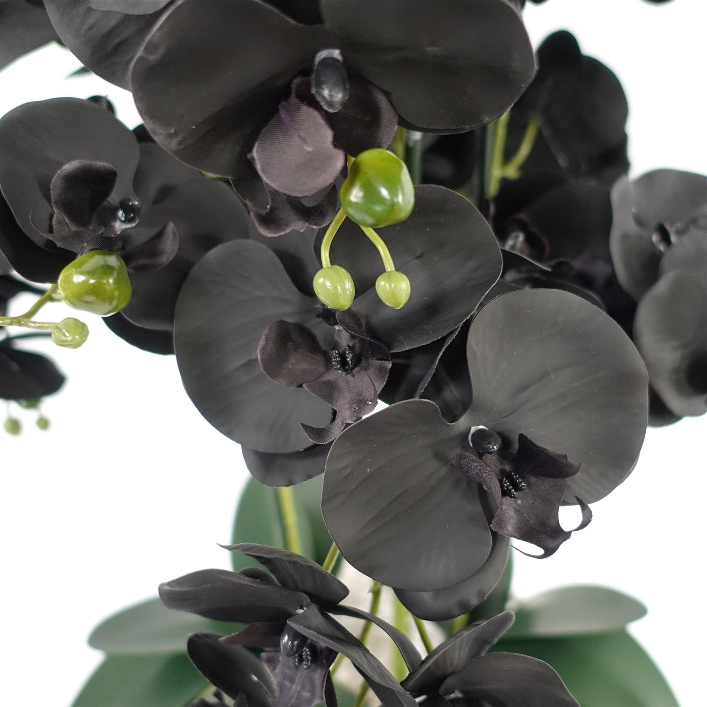 60cm Orchid Artificial Black Gold Ceramic Planter – image 4