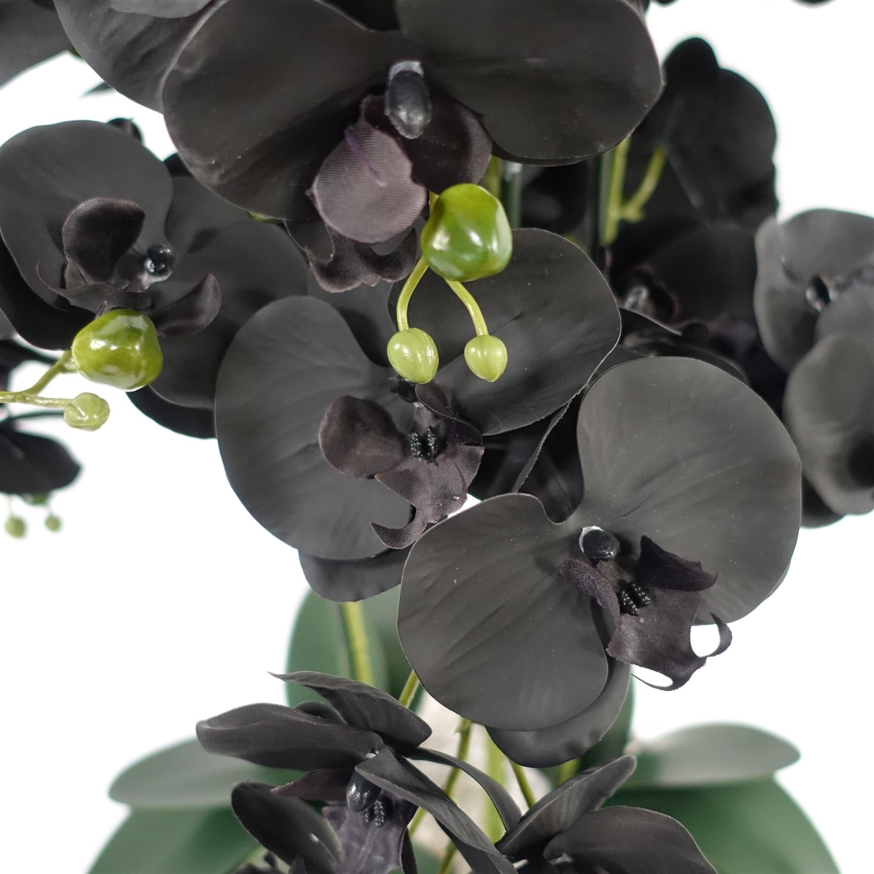 60cm Orchid Artificial Black Gold Ceramic Planter – image 4