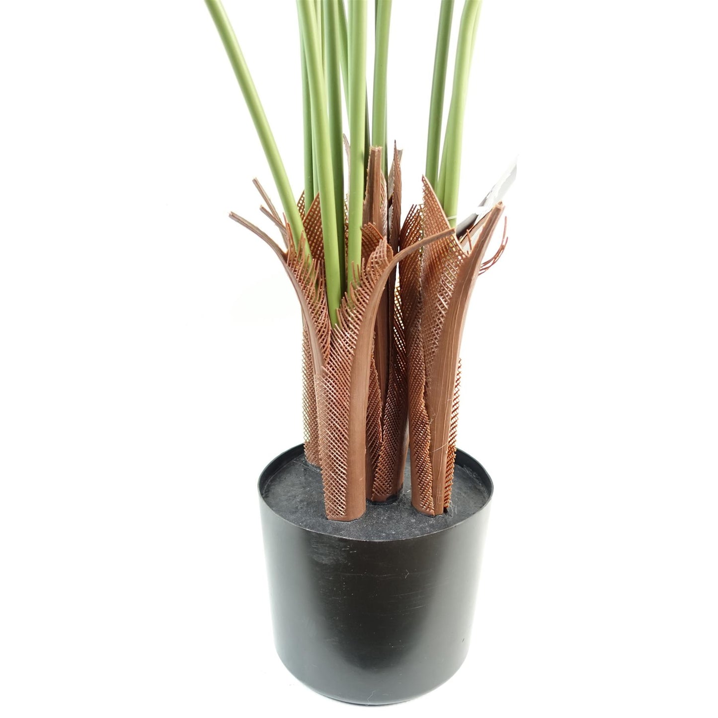 110cm Artificial Areca Palm Tree Potted in Black Pot – image 3