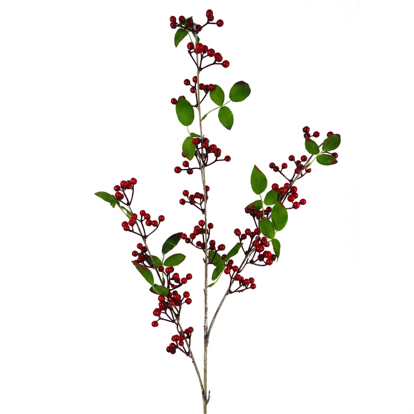 Artificial Red Christmas Berry Spray 80cm – image 4
