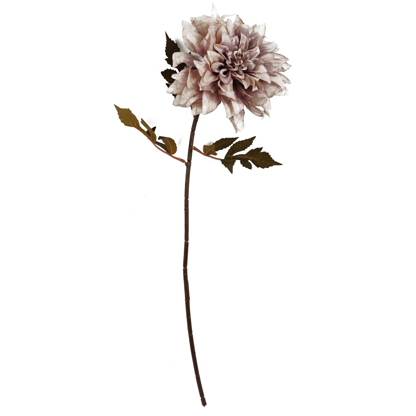 55cm Artificial Dahlia Flower Stem Dusty Pink – image 2