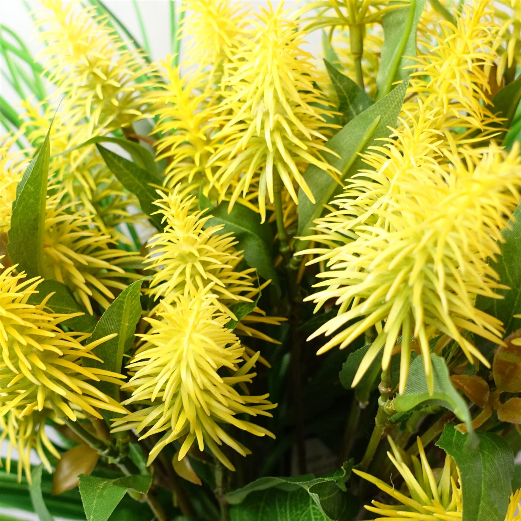 55cm Artificial Callistemon Pallidus Yellow Bottle Brush Stem – image 3