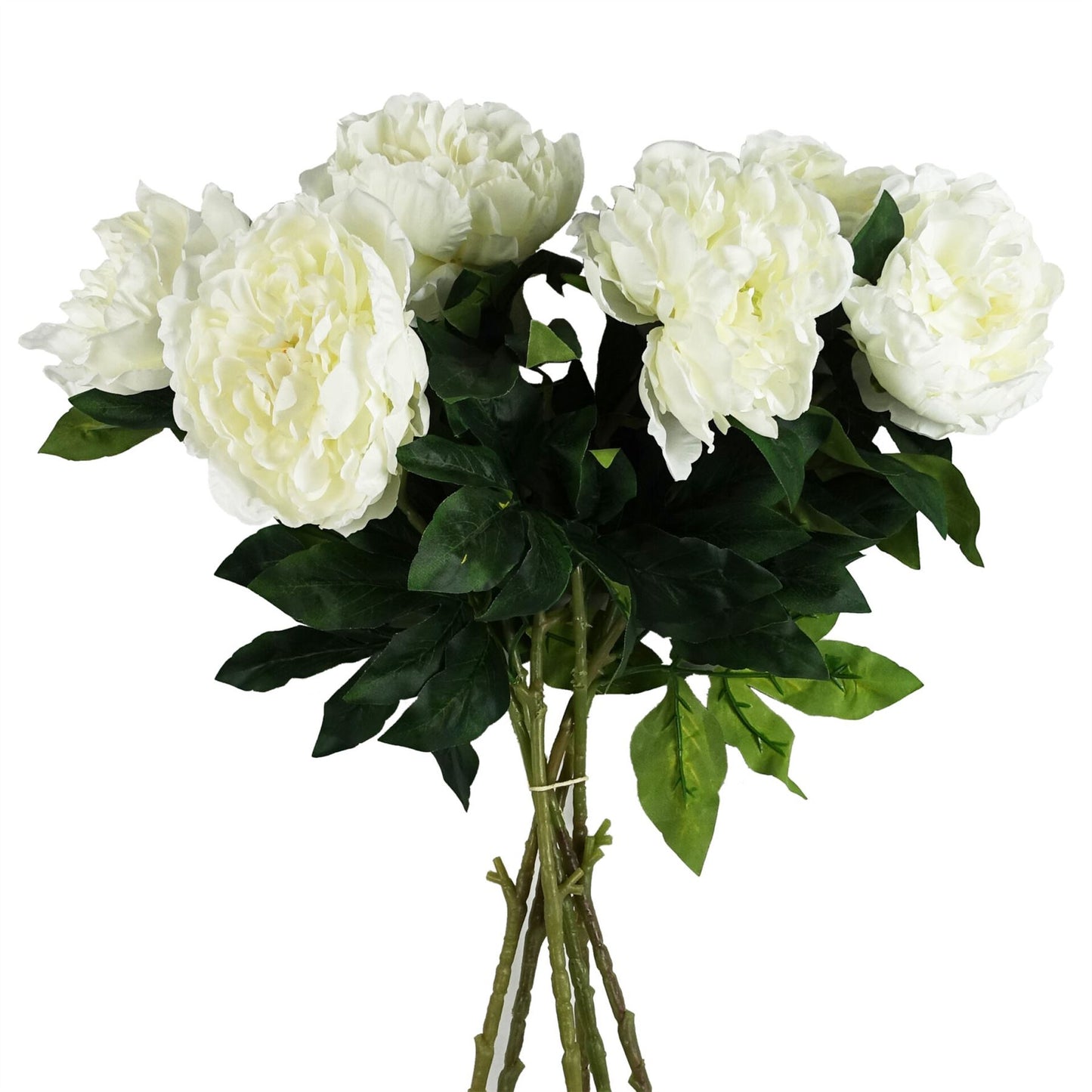 80cm Artificial Cream Peony Stem – image 4