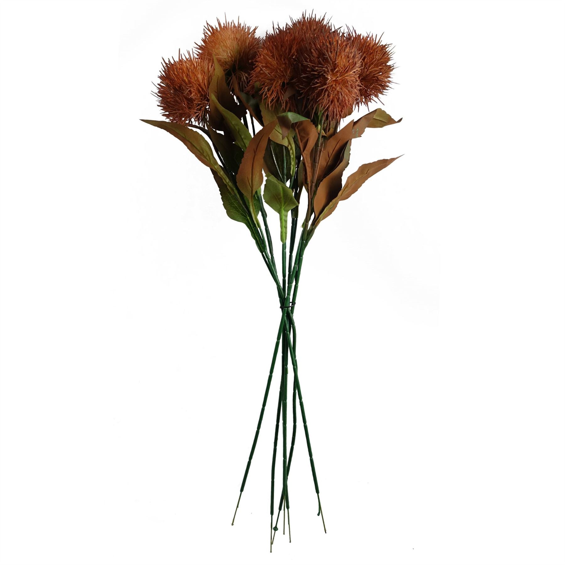 70cm Globe Thistle Yellow Ball Artificial Flower Stem – image 7