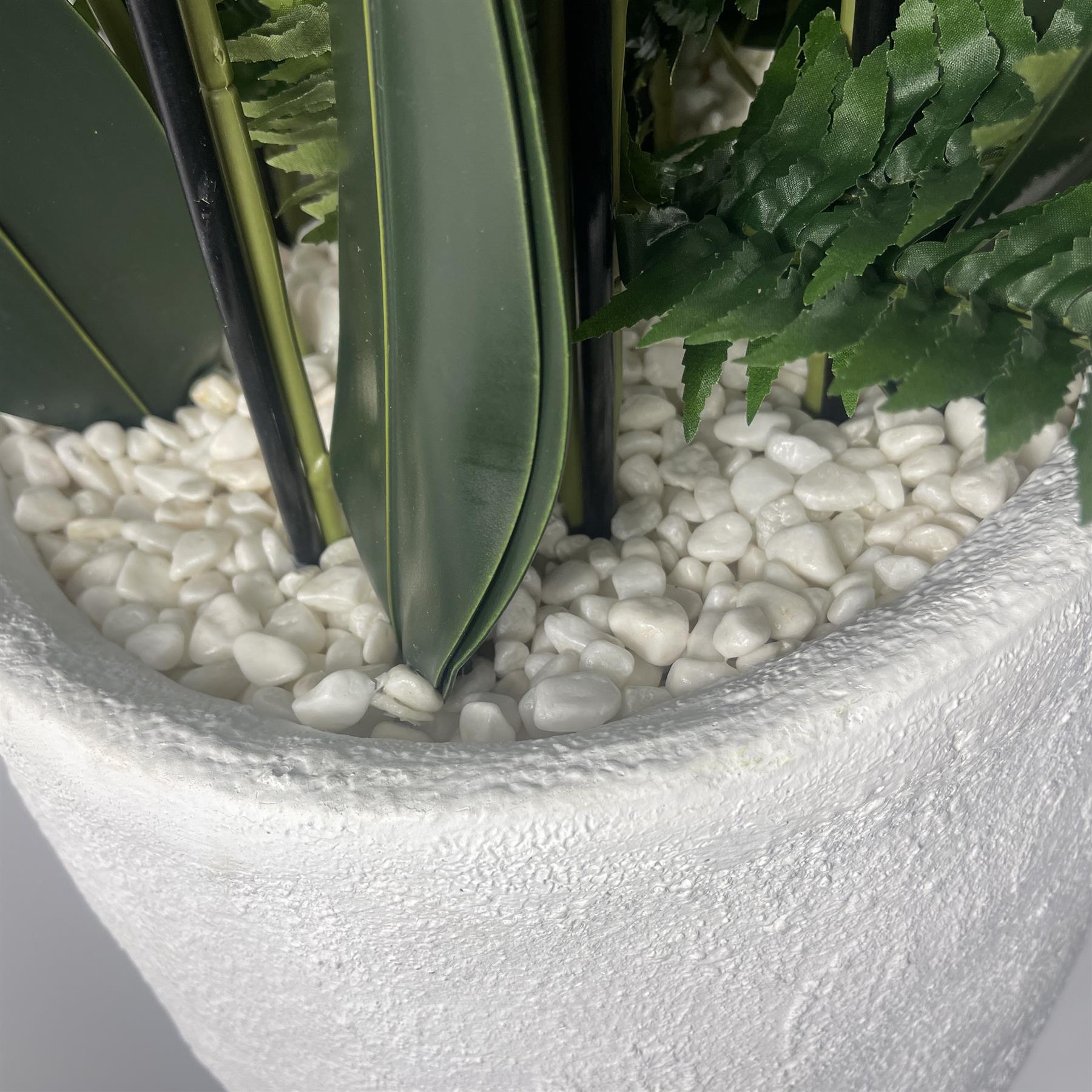 150cm White Orchid Potted Display Artificial – image 7
