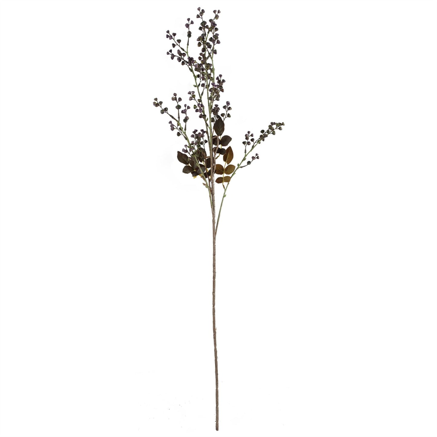 60cm Artificial Purple Starflower Display Glass Vase – image 3
