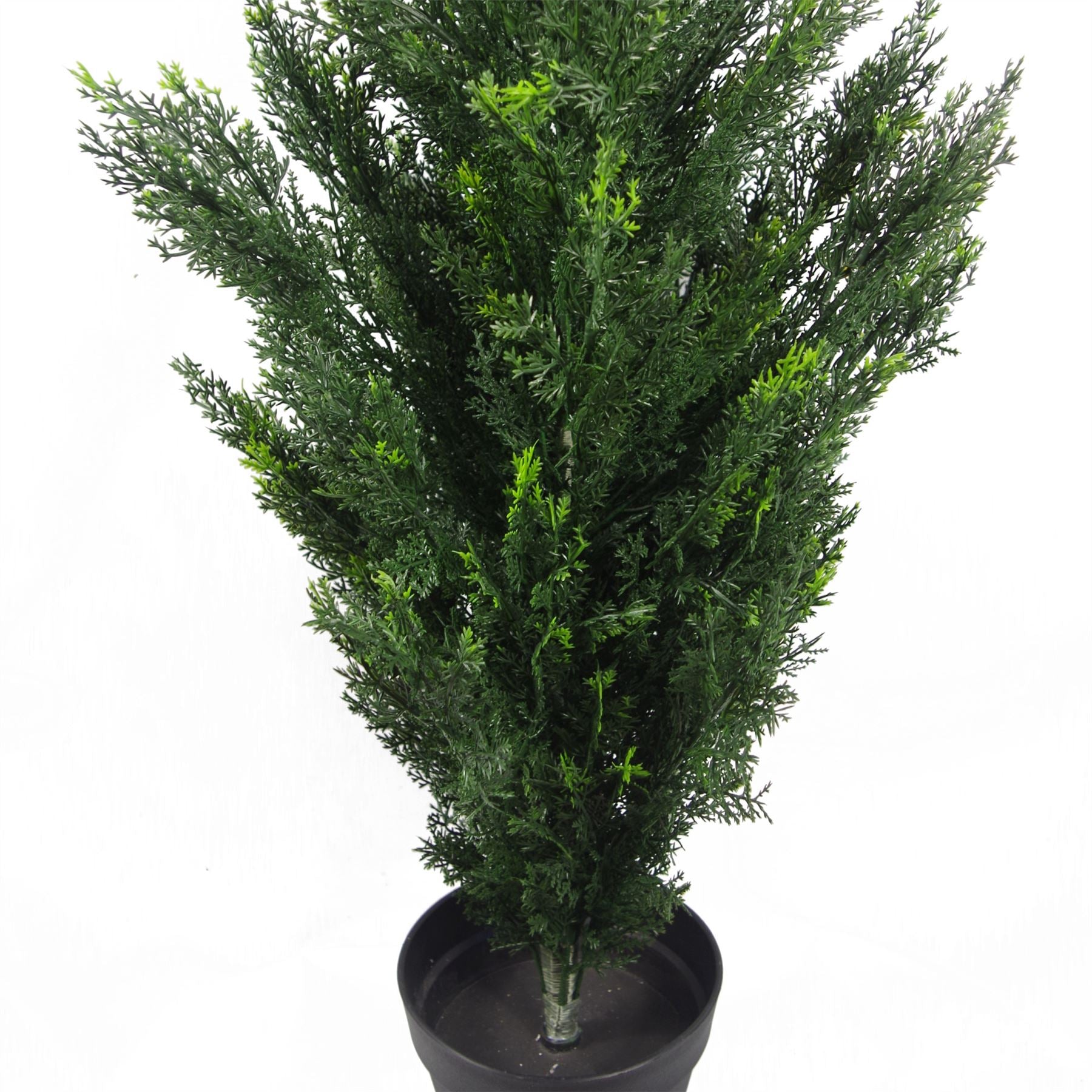 120cm Pair of Artificial Cedar Cypress Topiary UV Resistant – image 5