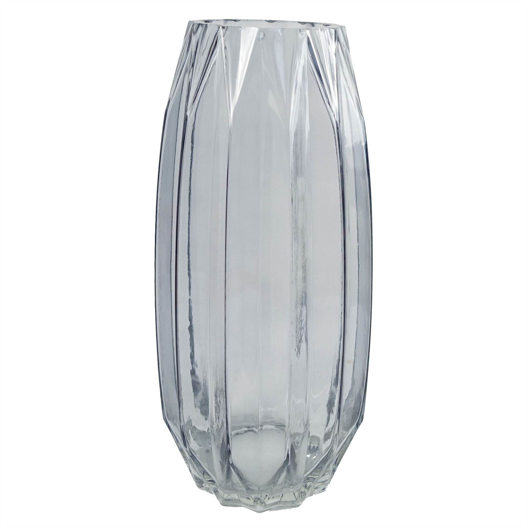 85cm Geometric Glass Vase Pink Peony and Berry Artificial Flowers – image 6