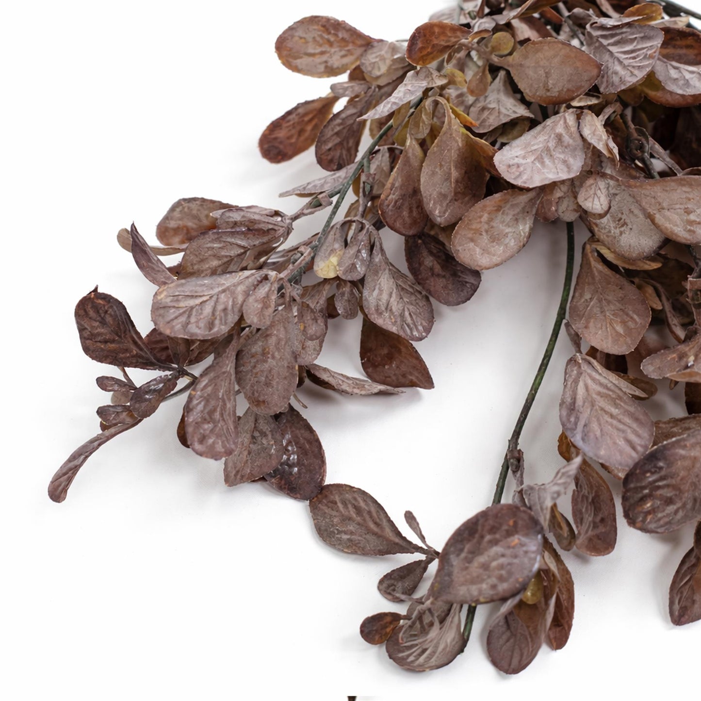 70cm Artificial Trailing Leaf Spray Stem Dusty Purple – image 3