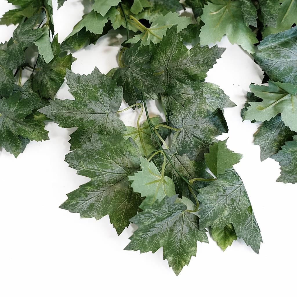 70cm Artificial Trailing Grape Ivy Plant Faux Hanging Foliage Green – image 3