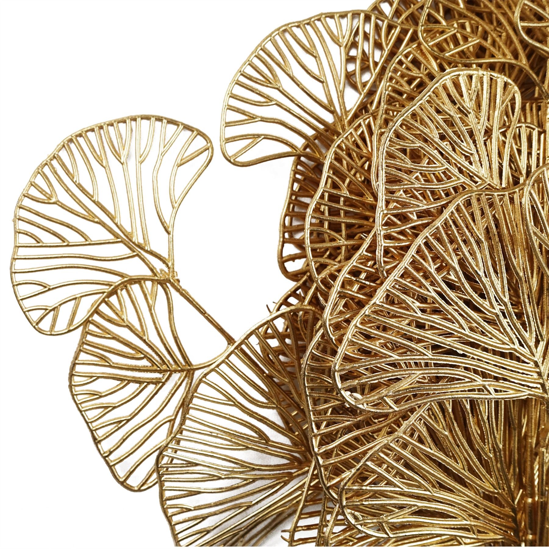 65cm Artificial Golden Leaves Flower Arrangement Decoration – image 4