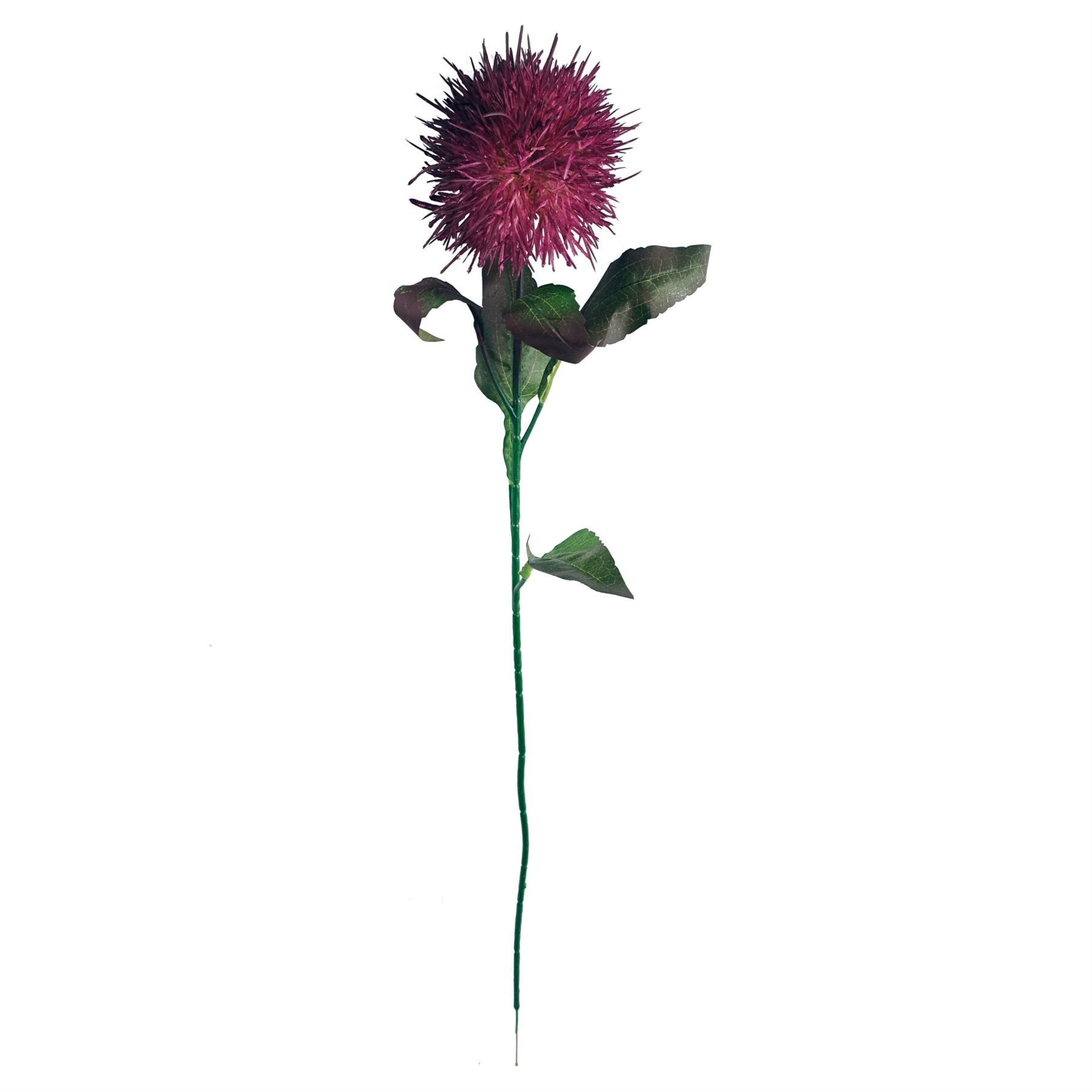 70cm Globe Thistle Purple Ball Artificial Flower Stem – image 2