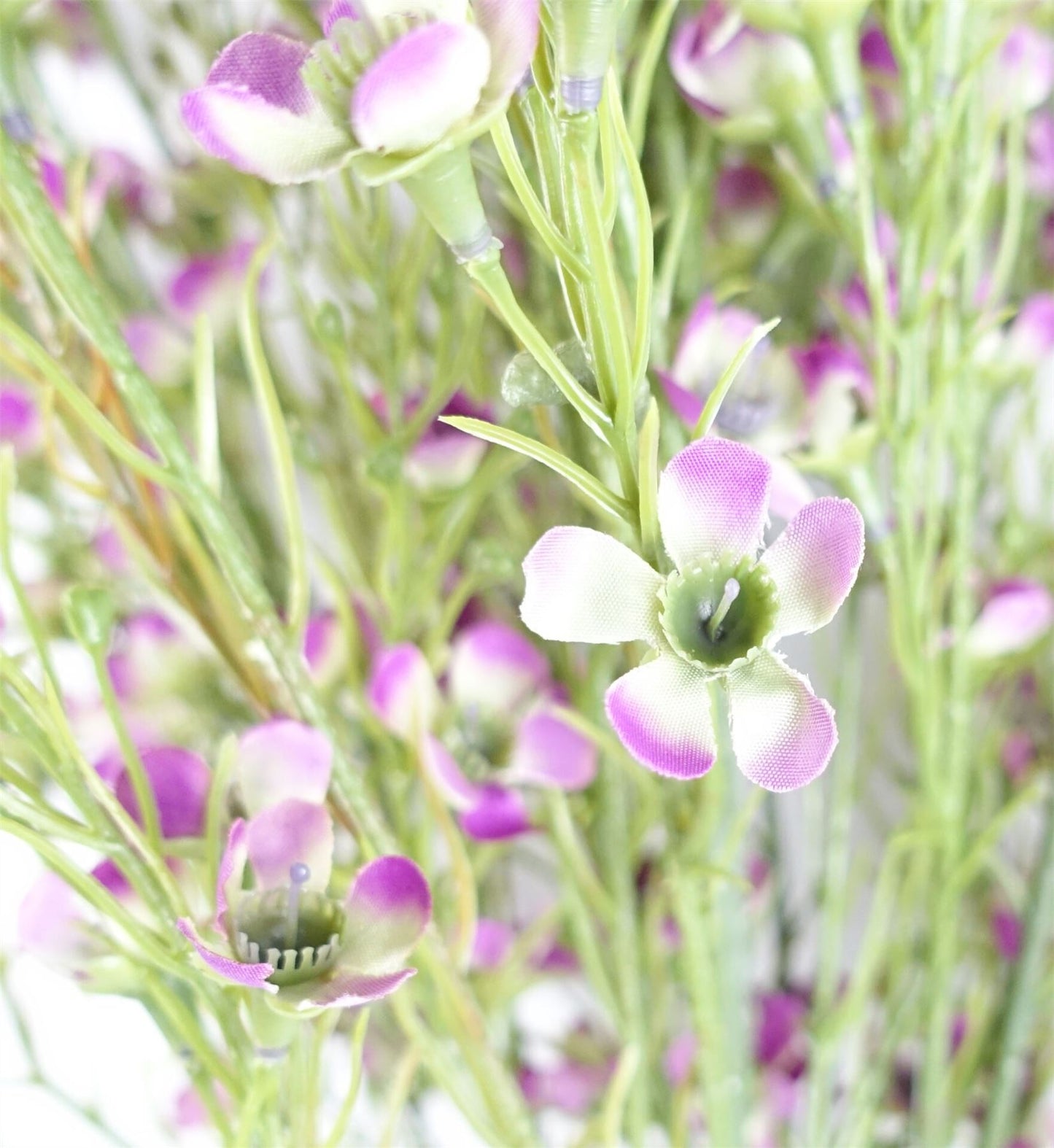 100cm Artificial Foliage with Small Flowers Purple – image 5
