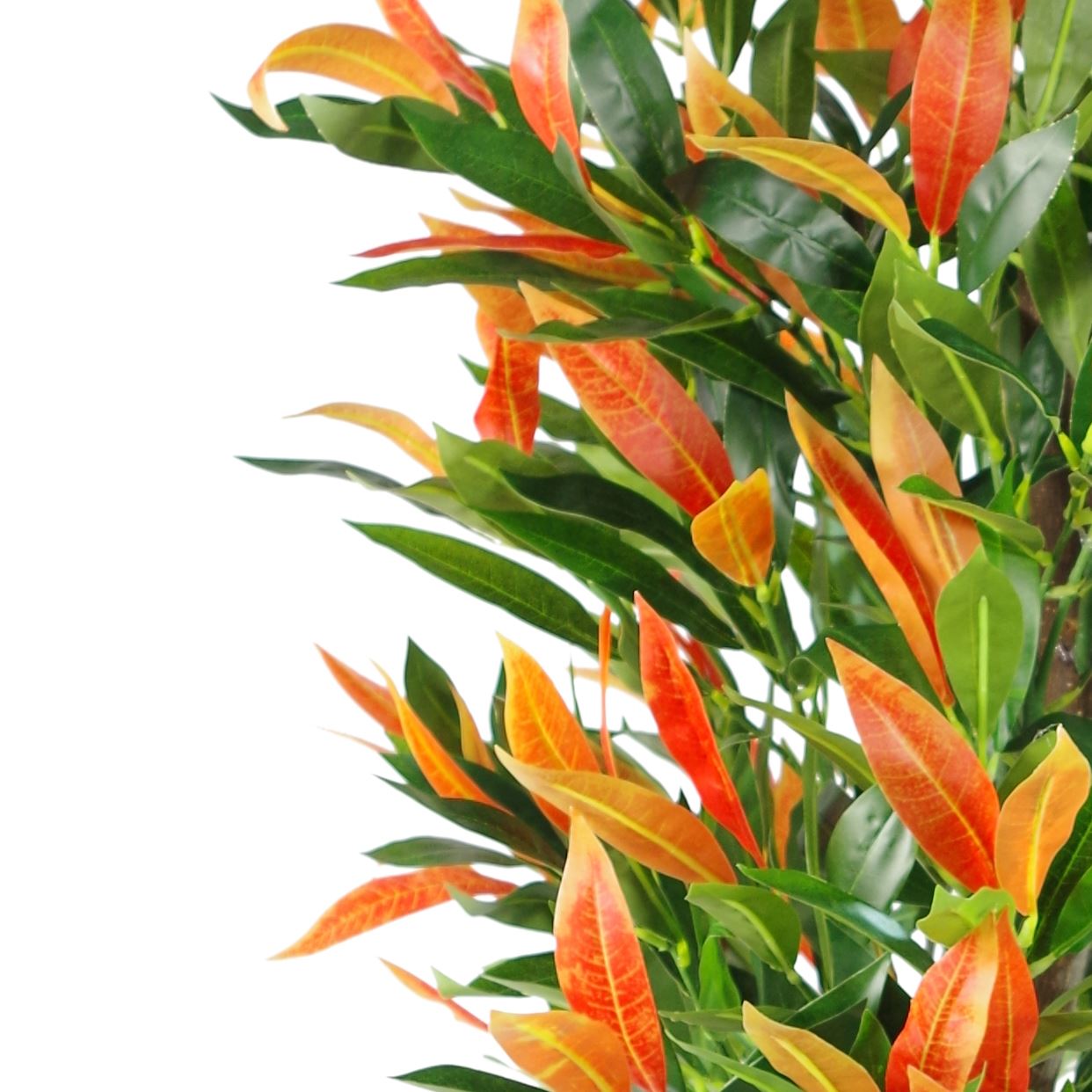Artificial 130cm Red Green Ficus Tree – image 4
